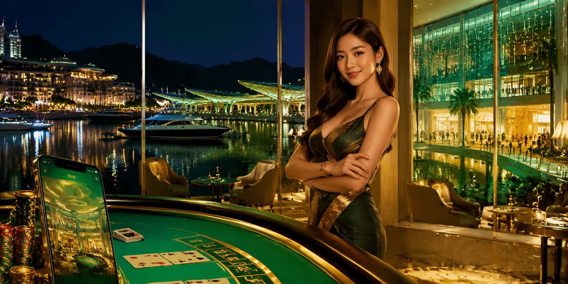 Pengguna Langkawi menggunakan aplikasi mudah alih 13000 untuk bermain baccarat
